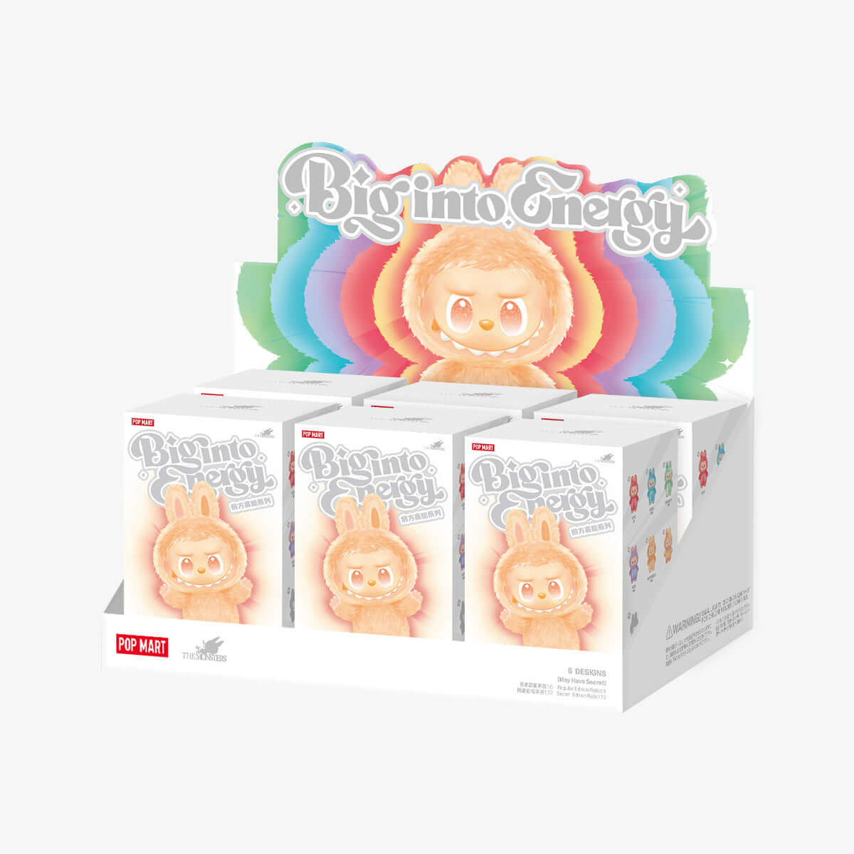 Pop Mart Labubu Big into Energy Series Vinyl Plush Pendant (Labubu's)