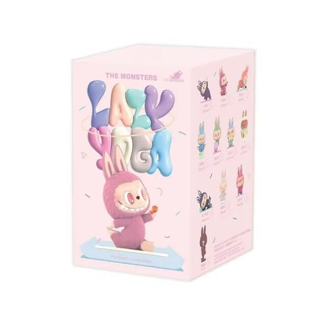 Pop Mart Labubu The Monsters Lazy Yoga Series Figures Sealed Case