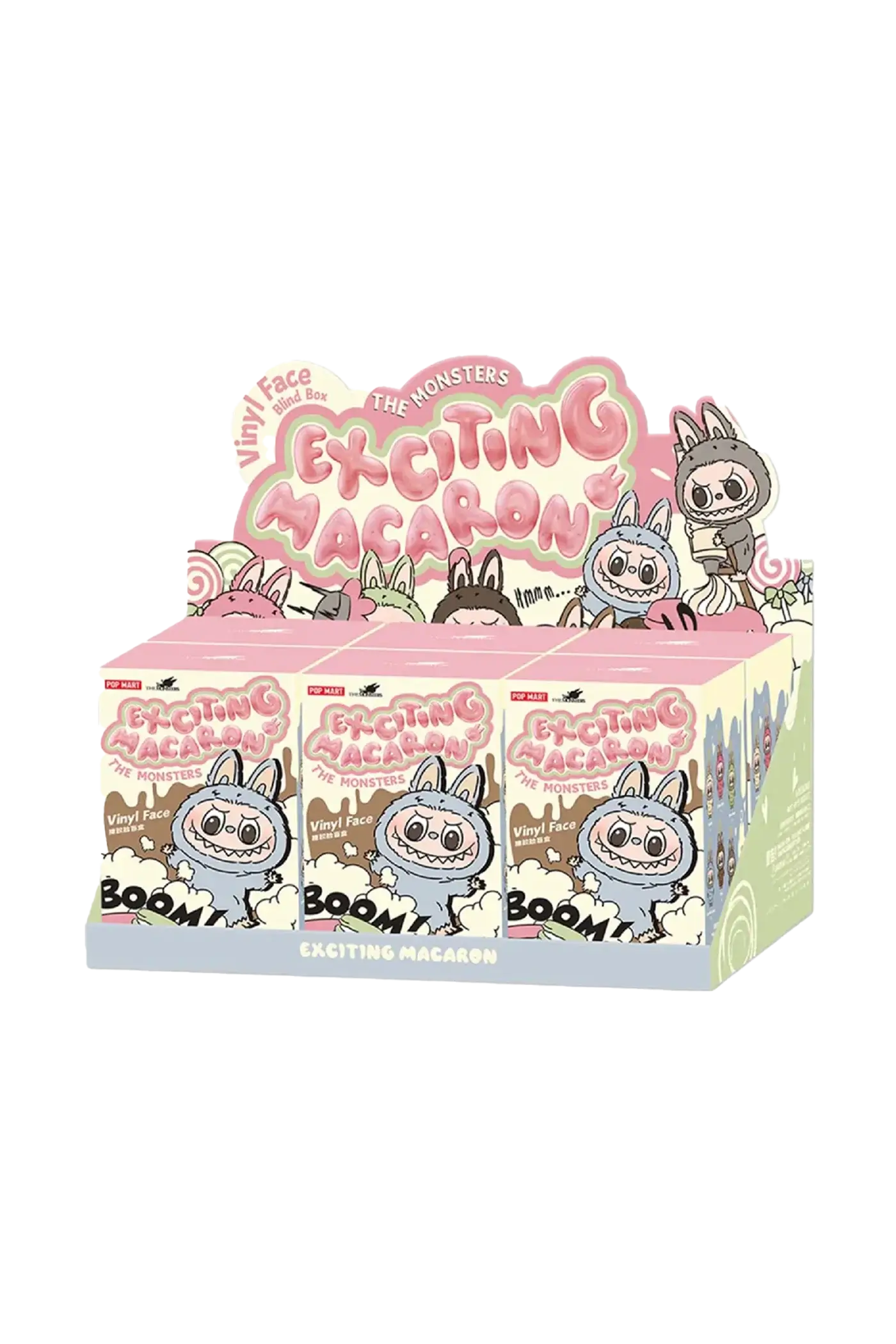 Pop Mart Labubu The Monsters Tasty Macarons Vinyl Face Blind Box